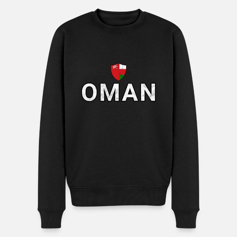 Oman - Pull Premium bio Homme - noir