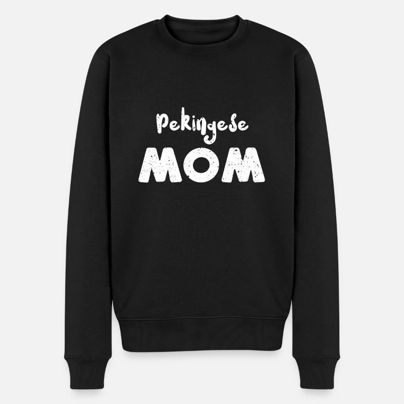 Maman Pékinoise - Chiens - Pull Premium bio Homme - noir