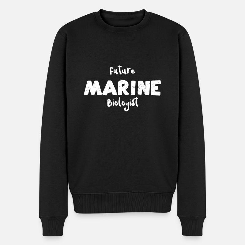 Future Marine Biologist - Science - Männer Premium Bio Pullover - Schwarz