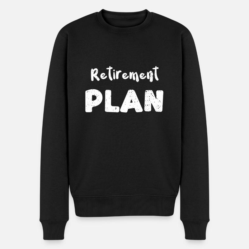 Régime de retraite - Retraite - Pull Premium bio Homme - noir