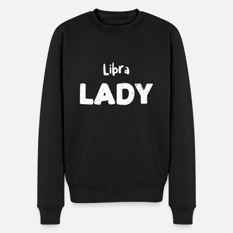 Libra Lady - Astrologie - Pull Premium bio Homme - noir