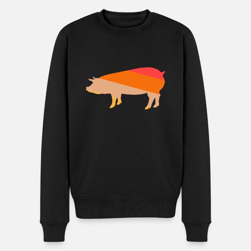 Cochon - Pull Premium bio Homme - noir