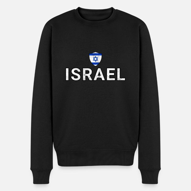 Israël - Pull Premium bio Homme - noir