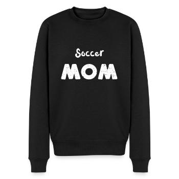 Soccer Mom - Soccer - Männer Premium Bio Pullover - Schwarz - Vorne - Nico (187cm)