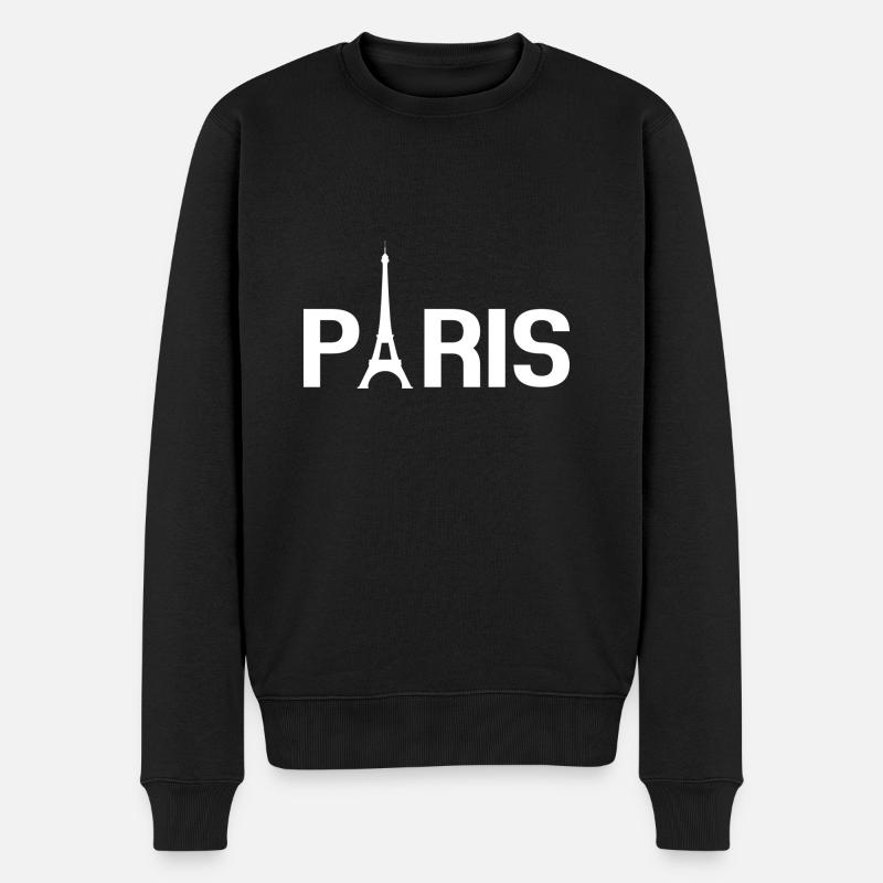 Paris - Pull Premium bio Homme - noir