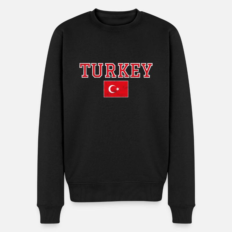Turquie - Pull Premium bio Homme - noir
