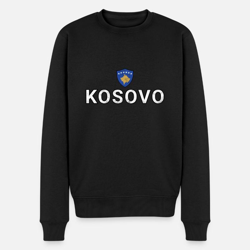 Kosovo - Pull Premium bio Homme - noir