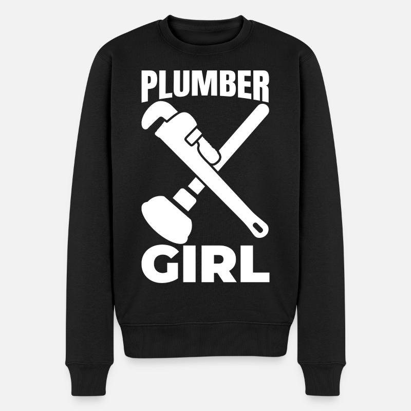 Plombier - Pull Premium bio Homme - noir