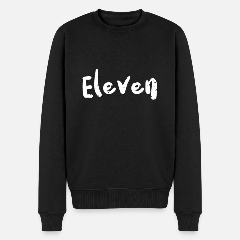 Eleven - Anniversaire - Pull Premium bio Homme - noir