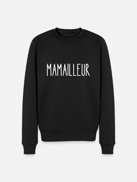 mamailleur - Pull Premium bio Homme - noir