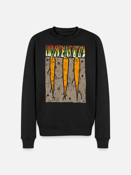 Carottes - Pull Premium bio Homme - noir