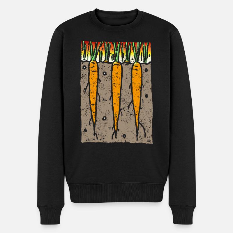 Carottes - Pull Premium bio Homme - noir