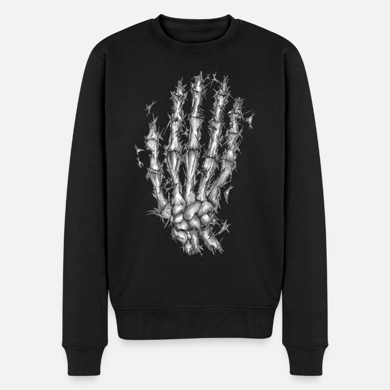 Main Droite Liner - Pull Premium bio Homme - noir
