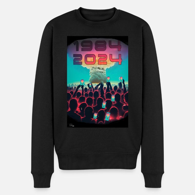 NUKE 1 vonYume Ursprünge - Männer Premium Bio Pullover - Schwarz