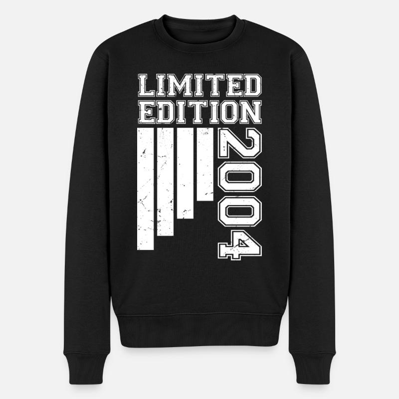 2004 Anniversaire Né En 2004 Édition Limitée - Pull Premium bio Homme - noir