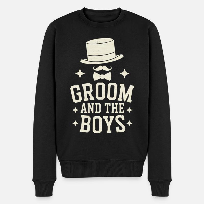 Marié Mariage Mariage - Pull Premium bio Homme - noir