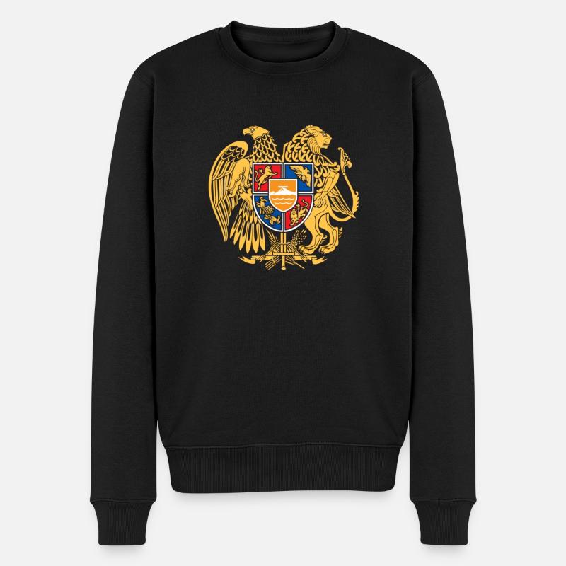 Armes d'Arménie - Pull Premium bio Homme - noir