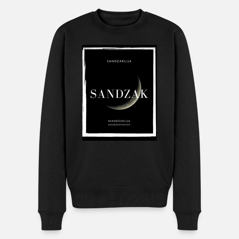 Sandzaklija - Männer Premium Bio Pullover - Schwarz