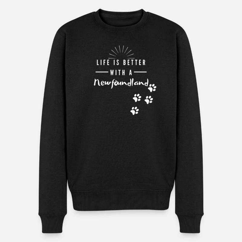 Terre-Neuve - Pull Premium bio Homme - noir