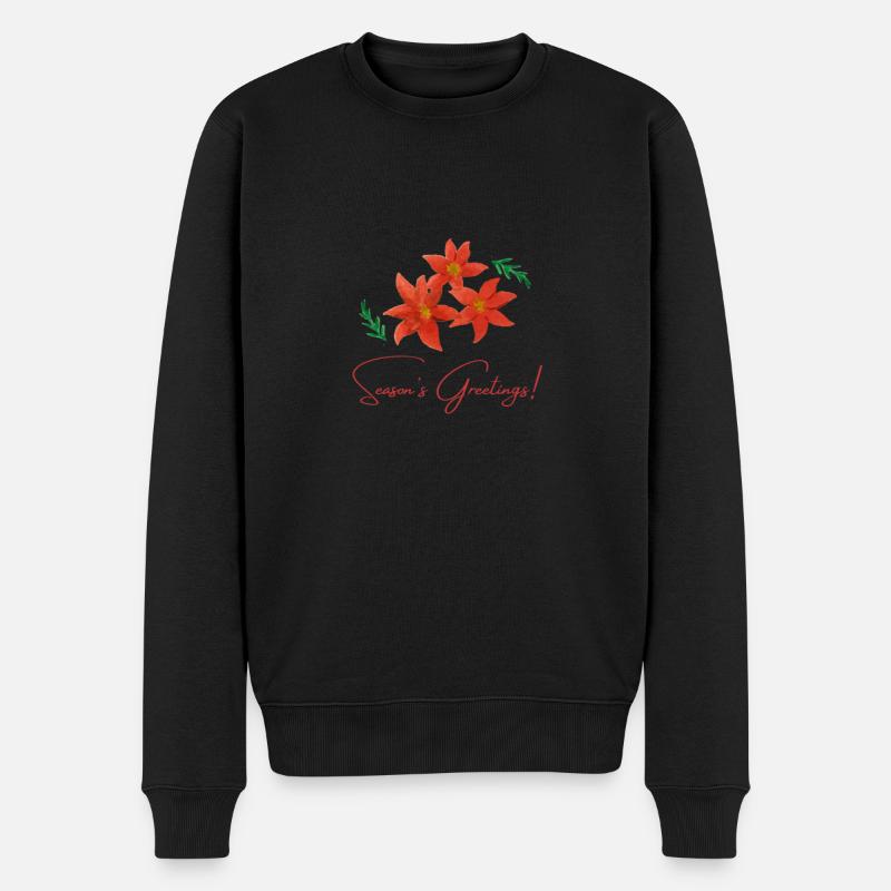 SEASON'S GREETINGS - Pull Premium bio Homme - noir