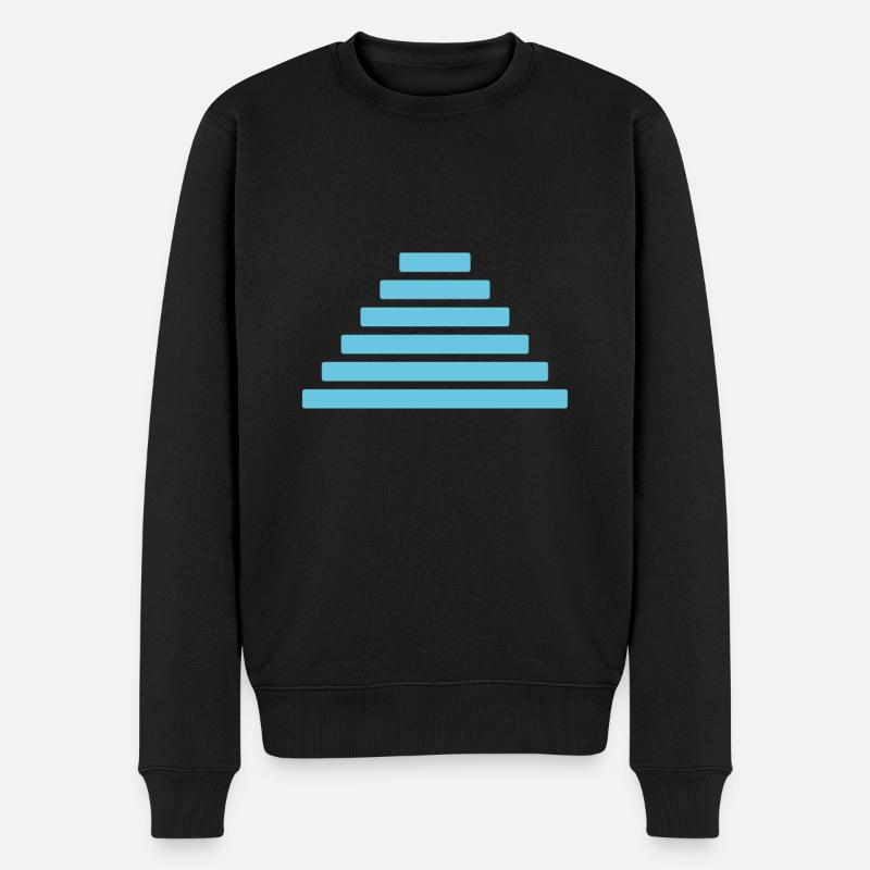 escaliers #2 - Pull Premium bio Homme - noir