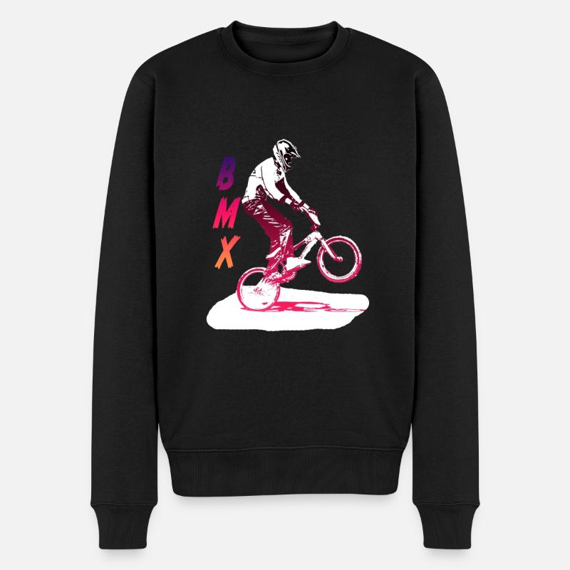 bmx rasse - Männer Premium Bio Pullover - Schwarz