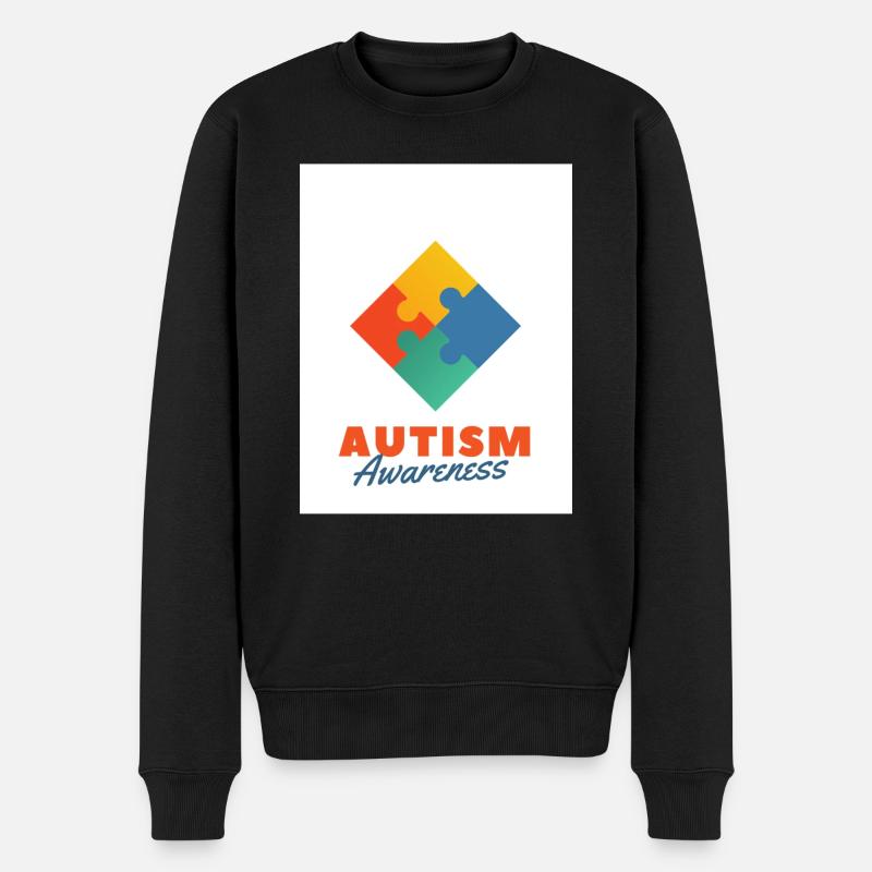 Autisme - Pull Premium bio Homme - noir