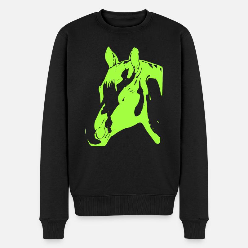 Cheval - Pull Premium bio Homme - noir