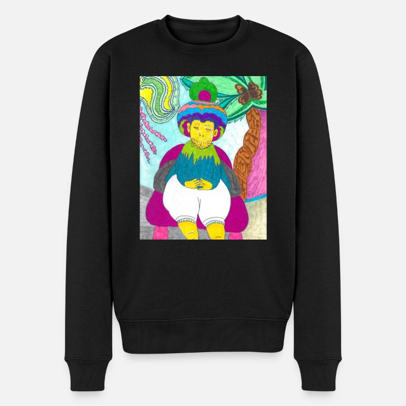 JasminEs World - Männer Premium Bio Pullover - Schwarz