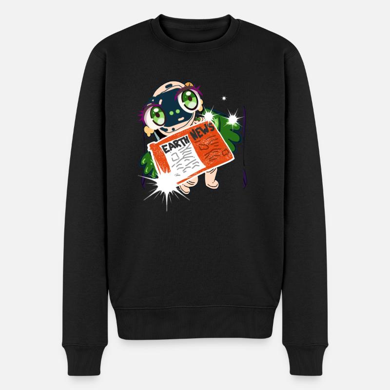 Actualités - Espace - Pull Premium bio Homme - noir