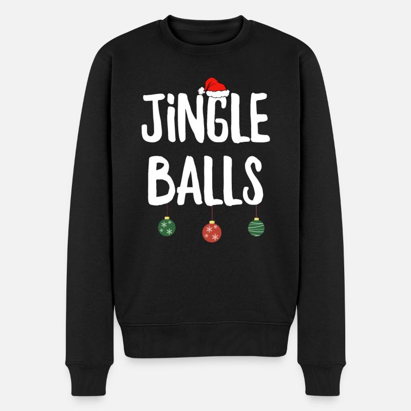 Boules de jingle - Pull Premium bio Homme - noir