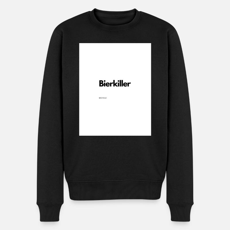 Bierkiller - Männer Premium Bio Pullover - Schwarz