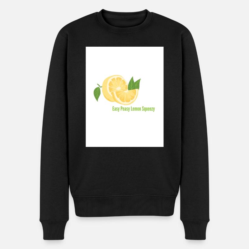 Lemon (Easy Peasy Lemon Squeezy) - Pull Premium bio Homme - noir