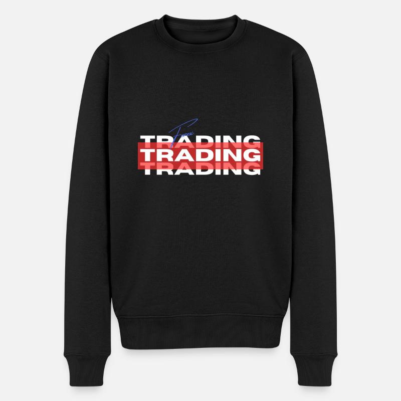 Trading Exchange Forex Trader - Men's Premium Organic Jumper - black