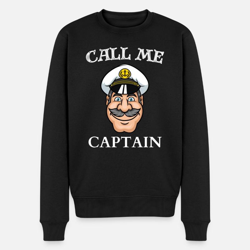 Appelez-moi le capitaine - Pull Premium bio Homme - noir