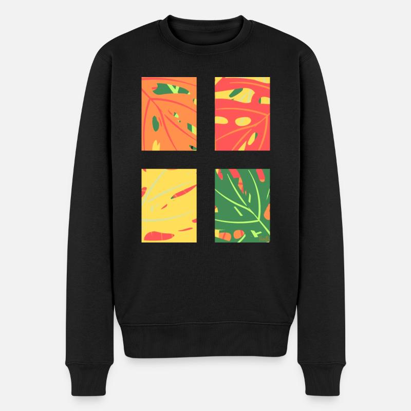 "Change" – Spätsommer Edition - Männer Premium Bio Pullover - Schwarz