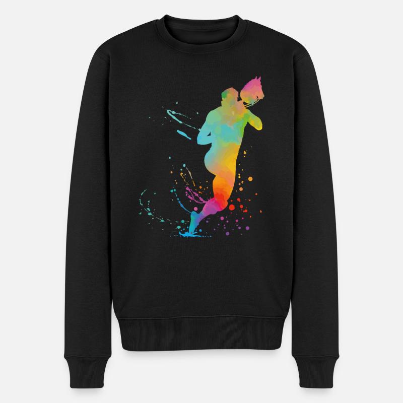 HHM2 - Männer Premium Bio Pullover - Schwarz