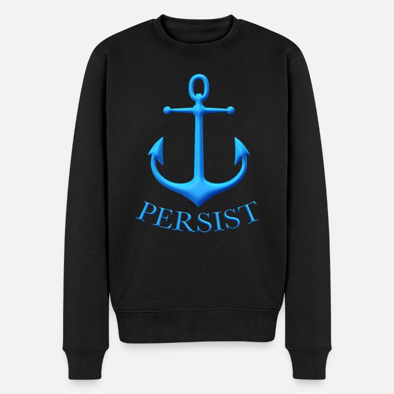 Persister - Pull Premium bio Homme - noir
