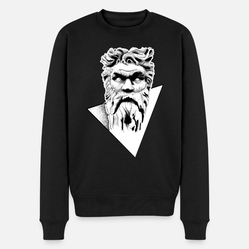 Weisheit - Männer Premium Bio Pullover - Schwarz