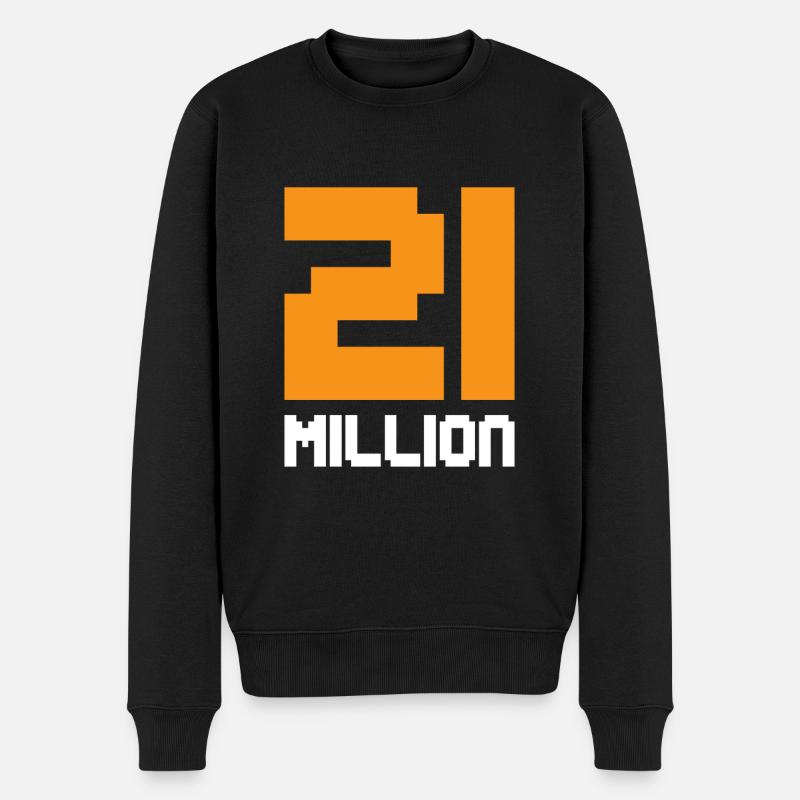 21 millions de bitcoins - Pull Premium bio Homme - noir
