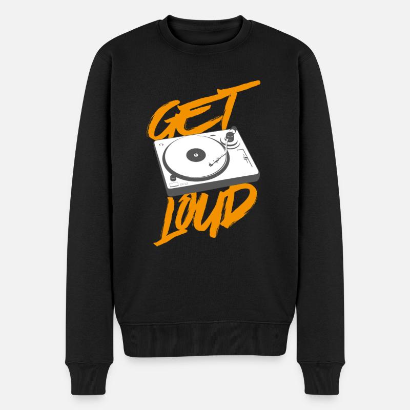 Get Loud - Pull Premium bio Homme - noir