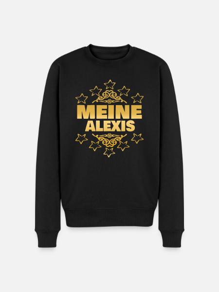 Ehefrau Alexis - Männer Premium Bio Pullover - Schwarz