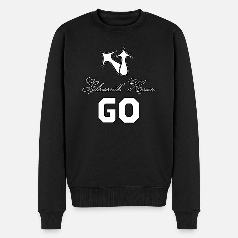 Eleventh Hour GO, 11e, Santé, Succès, Sport - Pull Premium bio Homme - noir