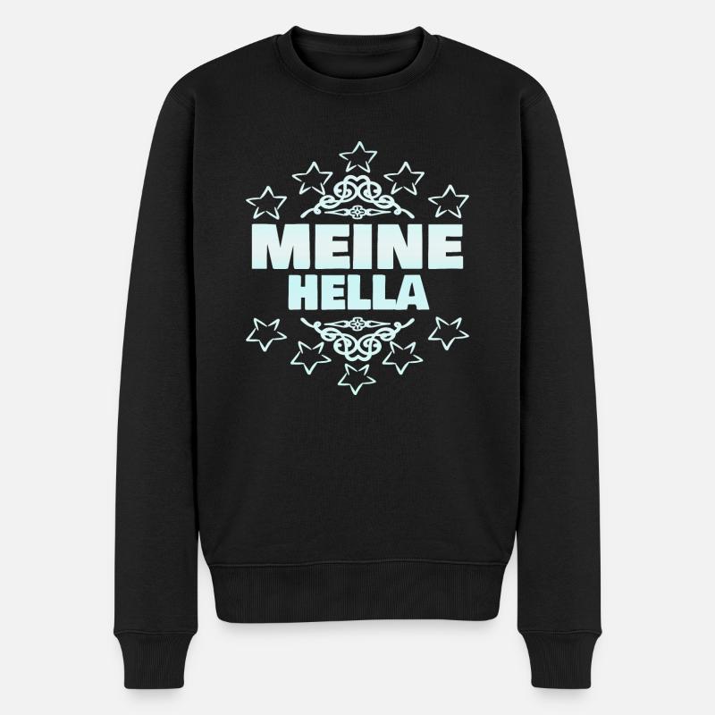Hella en tant que fille - Pull Premium bio Homme - noir