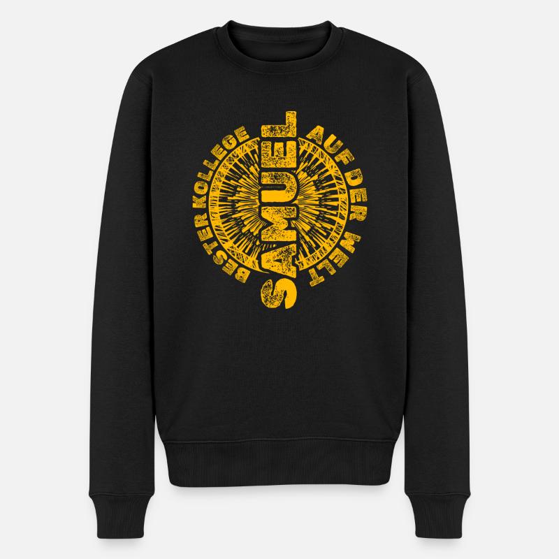 Chef Samuel - Männer Premium Bio Pullover - Schwarz