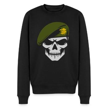 Coastal Jaeger - Men's Premium Organic Jumper - black - Front - Nico (187cm)