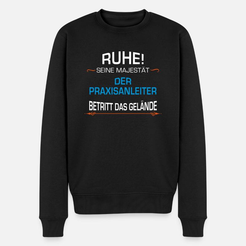 Praxisanleiter Beruf - Männer Premium Bio Pullover - Schwarz