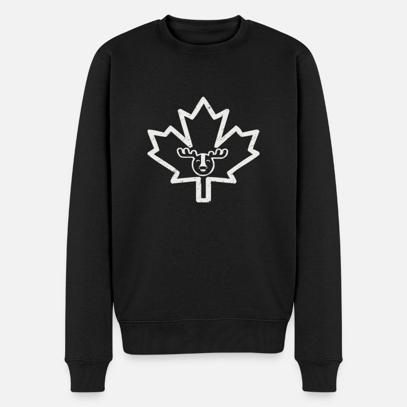 Bienvenue au Canada - Pull Premium bio Homme - noir