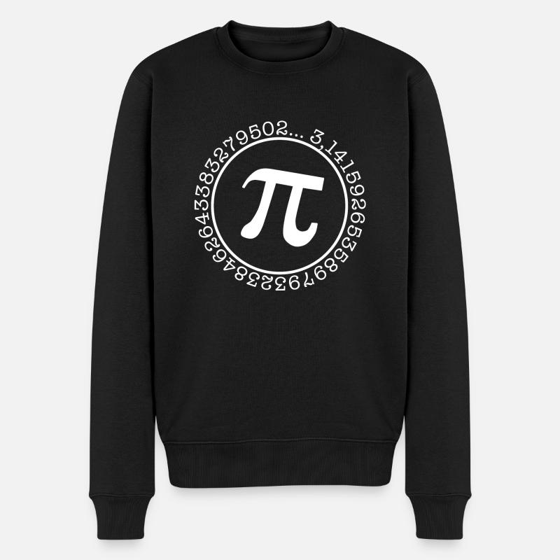 PI - Archimedes-Konstante - Männer Premium Bio Pullover - Schwarz