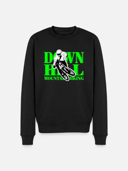 Downhill - Mountainbiking - Men's Premium Organic Jumper - black